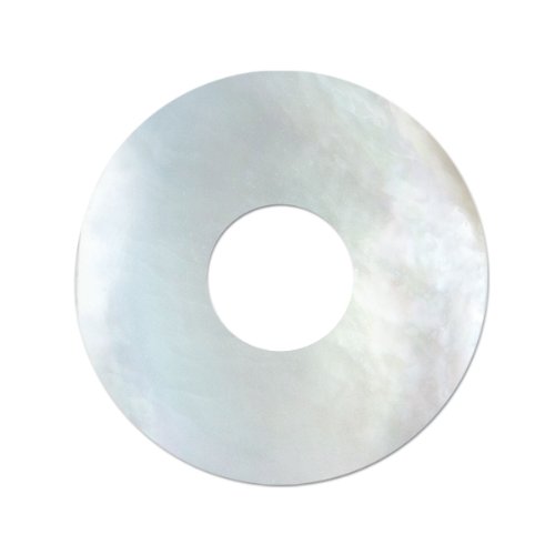Charlotte Damen-Schmuckelement ACS Scheibe Perlmutt 91-100995-weiss Preisvergleich