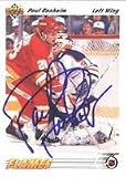 Paul Ranheim, Calgary Flames, 1991 Upper Deck Autographed Card