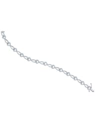 2.58 cttw 14k White Gold Diamond Infinity Bracelet (Real Diamonds: 2.58 cttw)