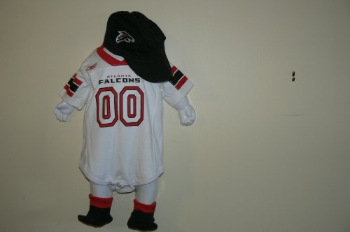NFL Atlanta Falcons 3 Piece Onesie Creeper Size 12 Months
