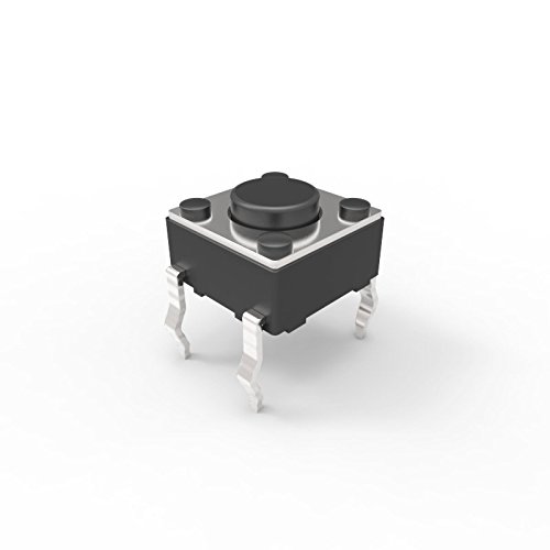 100 x Mini Micro Momentary Tactile Push Button Switch 6*6*5mm 4pin