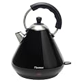 Bestron DHQ1018Z Bouilloire sans Fil 360� 1,8 L 2200 W R�sistance Cach�e Inox / Noir