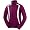 Maroon/white