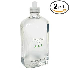 Earth Friendly Products Natural Spa Dish Soap, Pear, 17.5 Ounces (Pack of 2)