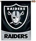 OAKLAND RAIDERS BANNER/VERTICAL FLAG 27" X 37"