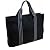 ラインテープトートバッグＬＬ(2402black)