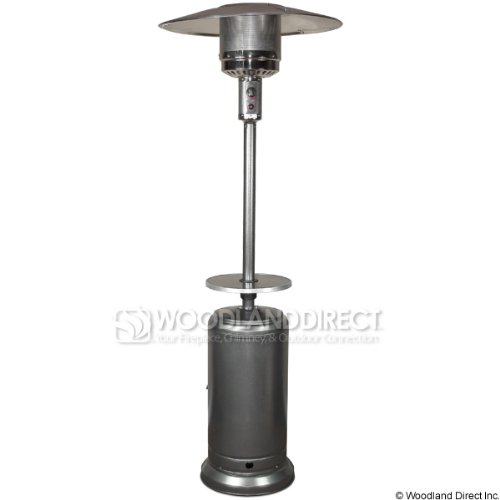 Sunmaster Round Patio Heater - Hammered Silver
