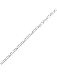 Sterling Silver 2.25mm Figaro Chain - 16 Inch