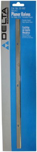 Delta 22-562 12-1/2-Inch Steel Knife for 22-560 Planer (2-Pack)