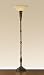 Murray Feiss T1167ASTB, Lincolndale 3 Way Glass Torchiere Floor Lamp, 1 Light, 150 Watts, Bronze