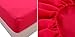 Honeymoon 1800 Brushed Microfiber Embroidered Bed Sheet Set, Ultra Soft, Queen - Hot Pink