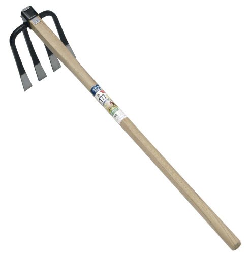 手打全鋼 四本鍬 本樫 15100