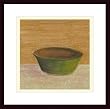 Art Poster Wood Framed Print - Rustic Bowl II - Artist: Alicia Ludwig- Poster Size: 19 X 13