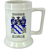 Cadillac Family Crest Stein / Cadillac Coat of Arms Stein