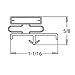 Beverage Air 703-963D-02 Door Gasket 23 1/8 x 24