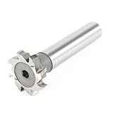 uxcell　Tスロットエンドミル　32mm掘削径　6mm切削深さ　HSS　ストレートシャンク　8枚刃