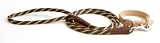 Mendota Twist Braided Snap Lead (Color=Mocha,Size=1/2 inch x 6 foot)