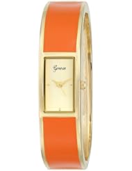 Geneva Womens 2382D-GEN Analog Display Quartz Orange Watch
