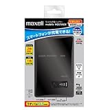 マクセル モバイル充電バッテリー　ブラックmobile VOLTAGE MLPC-4000BK