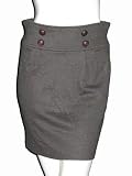 TWELFTH STREET BY CYNTHIA VINCENT Gray Mini Skirt