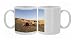 Tent and SUV in desert Photo Mugs