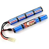 Tenergy 9.6V NiMH 1600mAh Butterfly Mini Battery Pack with Mini Tamiya Connector for airsoft guns #11423