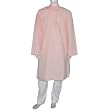 White Cotton Kurta Pajama Embroidered Clothes Size L Chest :42 inches