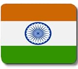 India Indian Flag Mousepad Mouse Pad Mat