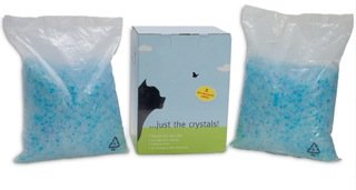 Just the Crystals -- #1 Best Selling Cat Litter on Amazon! Fragrance Free & Conveniently Packaged with TWO Pre-measured 4.4lb Bags Per Box