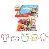 Forever Collectibles Disney Toy Story 3 Pack 3 Logo Bandz with Free Carabina