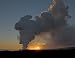 Lava Meets the Sea at Dusk at Volcanoes National Park on Hawaii's Big Island - Fine-Art Gicl??e Photographic Print by Brendan Reals