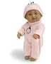 Wild Planet Water Babies 9" African American Newborn Pink Ladybug Sleeper