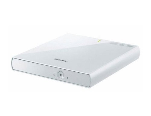 Sony 8X External Slim DVD+/-RW Drive DRX-S77U/W (White)