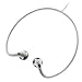 Nike SHJ023 Lightweight Neckband Headphone (White)