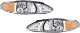 HEADLIGHT Right=Left RH=LH (Passenger=Driver) for FORD Escort (1997-2002), Assembly, 1997 1998 1999 2000 2001 2002 97 98 99 00 01 02