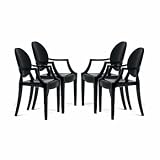 Kartell Louis Ghost Chair, Set of 4