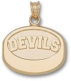 New Jersey "Devils" Puck 14K Charm/Pendant