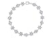  : 6.39CTW TANZANITE FLOWER DESIGN STERLING SILVER BRACELET