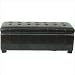 Large Manhattan Storage Bench in Black