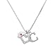 Small Swarovski Crystal Heart with Nurse Hat