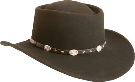 Silverado Hats GAMBLER 100% Crushable Wool Felt Western Gambler Cowboy Hat