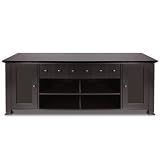 Bell'O WAVS-330 Black Finish Wood Audio Video Cabinet