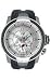 TechnoMarine Men's UFDT05 UF6 Dual-Time Black Bezel Silver Dial Watch