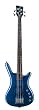 RockBass by Warwick Corvette Basic 4 String Electric Bass  Transparent Blue