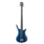RockBass by Warwick Corvette Basic 4 String Electric Bass Transparent Blue