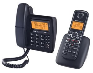 New-DECT6.0 digital cordless/corded w/answer - MOTO-L702C
