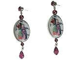  : Tarina Tarantino Queen Alice Dangling Cameo Earrings