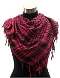Arab Keffiyah Kafiyah Houndstooth Head Scarf Shemagh - (Choice Of 7 Bright Colors)