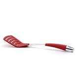 Circulon Tools Slotted Turner, Red
