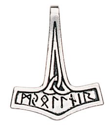 Enchanted Jewelry Trove of Valhalla Thor's Hammer for Inner Strength Charm Amulet Talisman Pendant